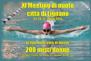 XI Meeting Lignano 2016 - 200 misti donne